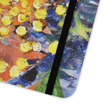 Load image into Gallery viewer, Rustic Wattle - PHONE CASE WALLET for Samsung & iPhones - by Kerry Sandhu Art