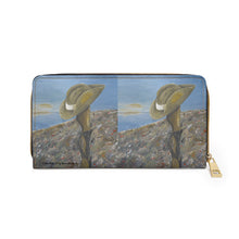 Load image into Gallery viewer, Pockets for cash, c/cards, coins, & more. Stylish faux leather, lots of original artworks by Kerry Sandhu Art to choose from