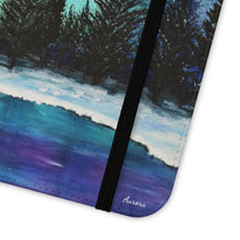 Load image into Gallery viewer, Aurora - PHONE CASE WALLET for Samsung & iPhones - by Kerry Sandhu Art
