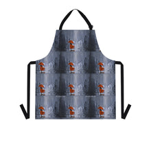 Load image into Gallery viewer, Apron - lightweight, silky finish 100% polyester, two front pockets. Many original artwork designs by Kerry Sandhu Art