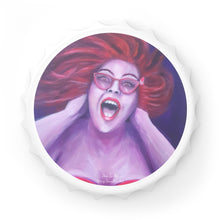 Load image into Gallery viewer, Plastic exterior w/ metallic bottom, magnetic back, 2 different opening mechanisms, matte finish. Art by Kerry Sandhu Art