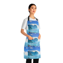 Load image into Gallery viewer, Apron - lightweight, silky finish 100% polyester, two front pockets. Many original artwork designs by Kerry Sandhu Art