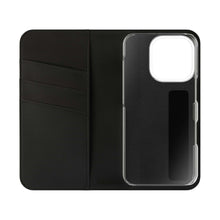 Load image into Gallery viewer, Phone case wallet with an Australian and New Zealand soldier back to back with light-horsemen in the background and poppies in the foreground