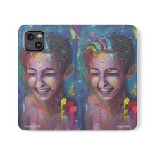 Load image into Gallery viewer, Raining Glitter - PHONE CASE WALLET for Samsung & iPhones - by Kerry Sandhu Art