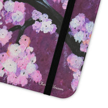 Load image into Gallery viewer, Cherry Blossom - PHONE CASE WALLET - by Kerry Sandhu Art