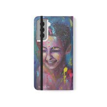 Load image into Gallery viewer, Raining Glitter - PHONE CASE WALLET for Samsung & iPhones - by Kerry Sandhu Art
