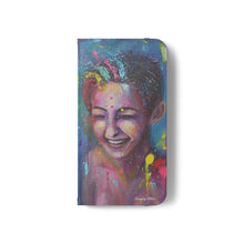 Load image into Gallery viewer, Raining Glitter - PHONE CASE WALLET for Samsung & iPhones - by Kerry Sandhu Art