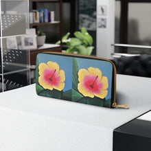 Load image into Gallery viewer, Pockets for cash, c/cards, coins, & more. Stylish faux leather, lots of original artworks by Kerry Sandhu Art to choose from