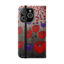 Load image into Gallery viewer, Benedictus (Poppies Only) - PHONE CASE WALLET - by Kerry Sandhu Art