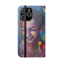 Load image into Gallery viewer, Raining Glitter - PHONE CASE WALLET for Samsung & iPhones - by Kerry Sandhu Art
