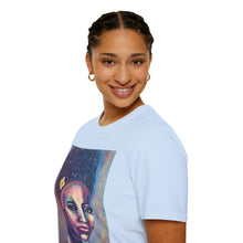 Load image into Gallery viewer, T-Shirt made from very soft materials, no side seams. Feels like bliss to wear! Many designs by Kerry Sandhu Art