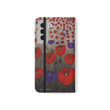 Load image into Gallery viewer, Benedictus (Poppies Only) - PHONE CASE WALLET - by Kerry Sandhu Art