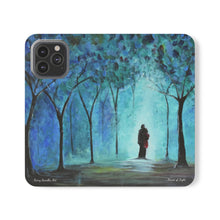 Load image into Gallery viewer, Forest of Light - PHONE CASE WALLET - by Kerry Sandhu Art