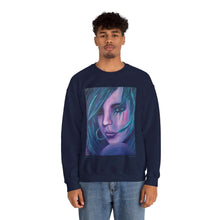 Load image into Gallery viewer, Sweatshirt 50/50 Cotton/Polyester, Medium-heavy fabric, Loose fit, true to size, Original art designs by Kerry Sandhu Art