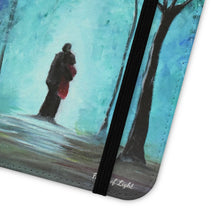 Load image into Gallery viewer, Forest of Light - PHONE CASE WALLET - by Kerry Sandhu Art