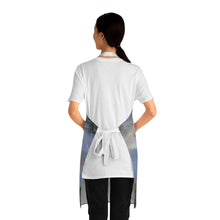 Load image into Gallery viewer, Apron - lightweight, silky finish 100% polyester, two front pockets. Many original artwork designs by Kerry Sandhu Art