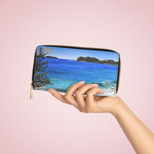 Load image into Gallery viewer, Pockets for cash, c/cards, coins, & more. Stylish faux leather, lots of original artworks by Kerry Sandhu Art to choose from