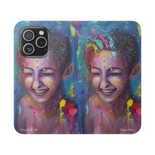 Load image into Gallery viewer, Raining Glitter - PHONE CASE WALLET for Samsung & iPhones - by Kerry Sandhu Art