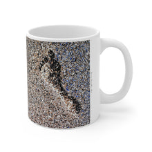 Load image into Gallery viewer, 11oz BPA, lead-free, microwave/dishwasher safe, white ceramic, vivid colours. Many original artworks by Kerry Sandhu Art