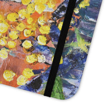 Load image into Gallery viewer, Rustic Wattle - PHONE CASE WALLET for Samsung & iPhones - by Kerry Sandhu Art