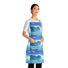 Load image into Gallery viewer, Apron - lightweight, silky finish 100% polyester, two front pockets. Many original artwork designs by Kerry Sandhu Art