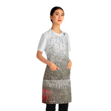 Load image into Gallery viewer, Apron - lightweight, silky finish 100% polyester, two front pockets. Many original artwork designs by Kerry Sandhu Art