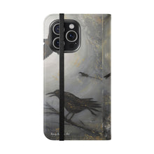 Load image into Gallery viewer, Come Join the Murder - PHONE CASE WALLET - by Kerry Sandhu Art