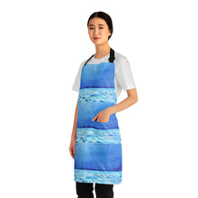Load image into Gallery viewer, Apron - lightweight, silky finish 100% polyester, two front pockets. Many original artwork designs by Kerry Sandhu Art