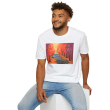 Load image into Gallery viewer, T-Shirt made from very soft materials, no side seams. Feels like bliss to wear! Many designs by Kerry Sandhu Art