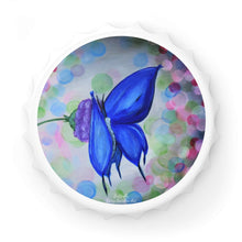 Load image into Gallery viewer, Plastic exterior w/ metallic bottom, magnetic back, 2 different opening mechanisms, matte finish. Art by Kerry Sandhu Art