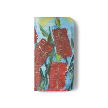 Load image into Gallery viewer, Rustic Bottle Brush - PHONE CASE WALLET - by Kerry Sandhu Art