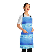 Load image into Gallery viewer, Apron - lightweight, silky finish 100% polyester, two front pockets. Many original artwork designs by Kerry Sandhu Art