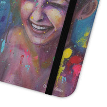 Load image into Gallery viewer, Raining Glitter - PHONE CASE WALLET for Samsung & iPhones - by Kerry Sandhu Art