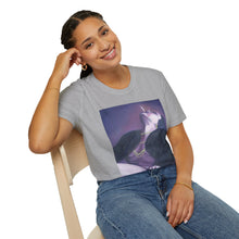 Load image into Gallery viewer, T-Shirt made from very soft materials, no side seams. Feels like bliss to wear! Many designs by Kerry Sandhu Art