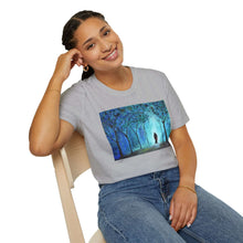 Load image into Gallery viewer, T-Shirt made from very soft materials, no side seams. Feels like bliss to wear! Many designs by Kerry Sandhu Art