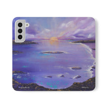 Load image into Gallery viewer, Setting Sun - PHONE CASE WALLET for Samsung & iPhones - by Kerry Sandhu Art