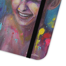 Load image into Gallery viewer, Raining Glitter - PHONE CASE WALLET for Samsung & iPhones - by Kerry Sandhu Art