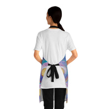 Load image into Gallery viewer, Apron - lightweight, silky finish 100% polyester, two front pockets. Many original artwork designs by Kerry Sandhu Art