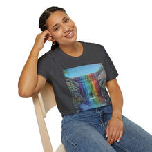 Load image into Gallery viewer, T-Shirt made from very soft materials, no side seams. Feels like bliss to wear! Many designs by Kerry Sandhu Art
