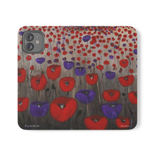 Load image into Gallery viewer, Benedictus (Poppies Only) - PHONE CASE WALLET - by Kerry Sandhu Art