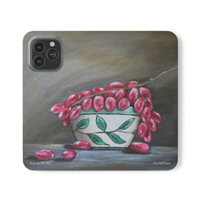 Load image into Gallery viewer, Bowl of Grapes - PHONE CASE WALLET for Samsung & iPhones - by Kerry Sandhu Art