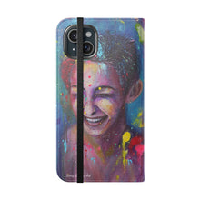Load image into Gallery viewer, Raining Glitter - PHONE CASE WALLET for Samsung & iPhones - by Kerry Sandhu Art
