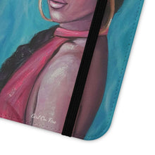 Load image into Gallery viewer, Girl On Fire - PHONE CASE WALLET - by Kerry Sandhu Art