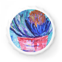 Load image into Gallery viewer, Plastic exterior w/ metallic bottom, magnetic back, 2 different opening mechanisms, matte finish. Art by Kerry Sandhu Art