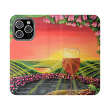 Load image into Gallery viewer, Wine Time in the Ferguson - PHONE CASE WALLET - by Kerry Sandhu Art