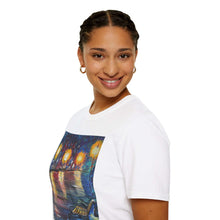 Load image into Gallery viewer, T-Shirt made from very soft materials, no side seams. Feels like bliss to wear! Many designs by Kerry Sandhu Art