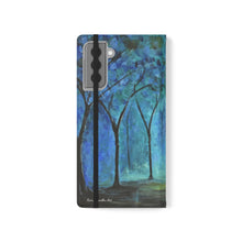 Load image into Gallery viewer, Forest of Light - PHONE CASE WALLET - by Kerry Sandhu Art