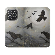 Load image into Gallery viewer, Come Join the Murder - PHONE CASE WALLET - by Kerry Sandhu Art
