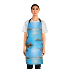 Load image into Gallery viewer, Apron - lightweight, silky finish 100% polyester, two front pockets. Many original artwork designs by Kerry Sandhu Art