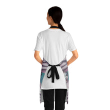 Load image into Gallery viewer, Apron - lightweight, silky finish 100% polyester, two front pockets. Many original artwork designs by Kerry Sandhu Art